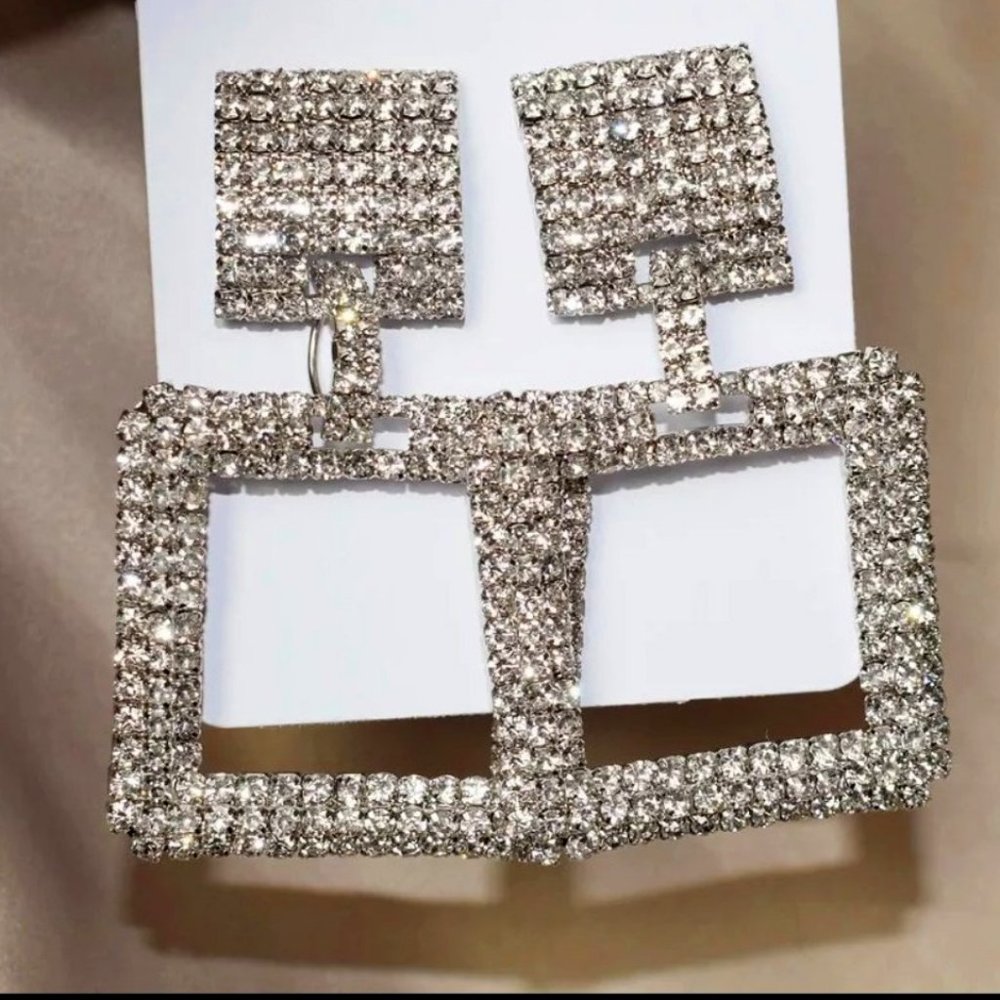 Large Square earrings